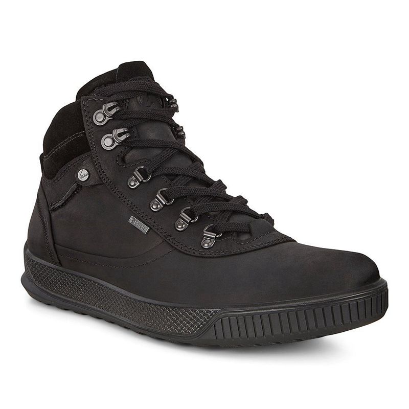 Men Boots Ecco Byway Tred - Outdoor Black - India QSBVUA178